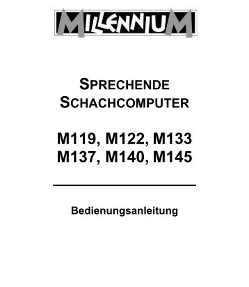 M119, M122, M133 M137, M140, M145 - Millennium 2000 GmbH