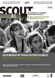 AUSLÄNDISCHE PFADIS IN DER SCHWEIZ SCOUTS ... - Scout.ch