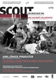 JUNG, JÜNGER, PFADILEITER DE JEUNES, VOIRE ... - Scout.ch