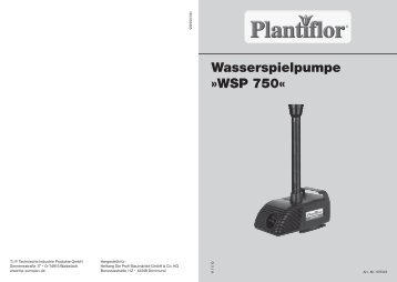 Wasserspielpumpe »WSP 750 - Hellweg