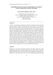 DETERMINATION OF Sr-90 IN ENVIRONMENTAL SAMPLES ...