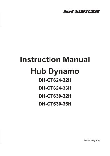 Instruction Manual Hub Dynamo - dbap GmbH