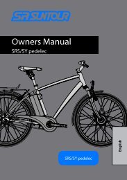 Owners Manual - SR Suntour