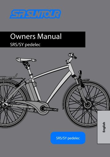 Owners Manual - SR Suntour