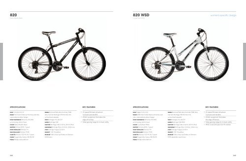 trek 820 wsd size chart