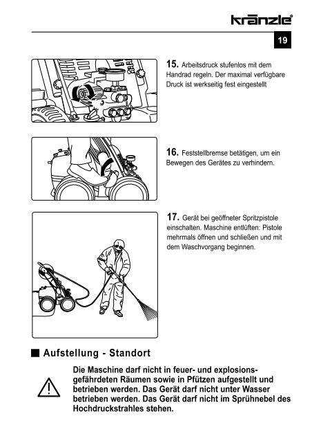 Ersatzteilliste Kränzle quadro 1500 TS / TST - Imbema Cleton