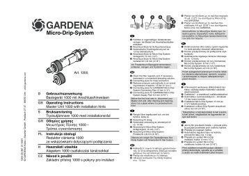 Micro-Drip-System GARDENA