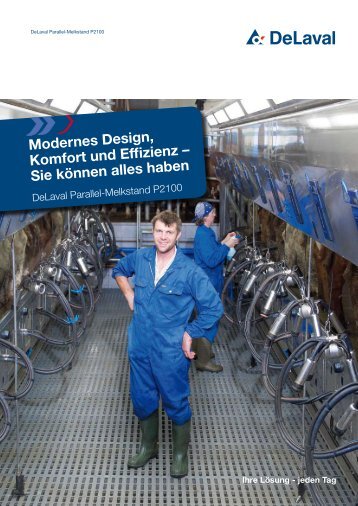 Produktinformation über den Parallel-Melkstand P2100 - DeLaval