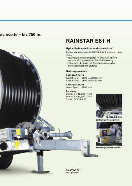 Prospekt Rainstar E-T d - Bauer