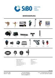 bewässerung - SIBO