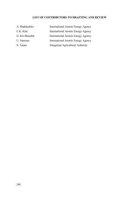 Worldwide Open Proficiency Test: Determination of ... - Nucleus - IAEA