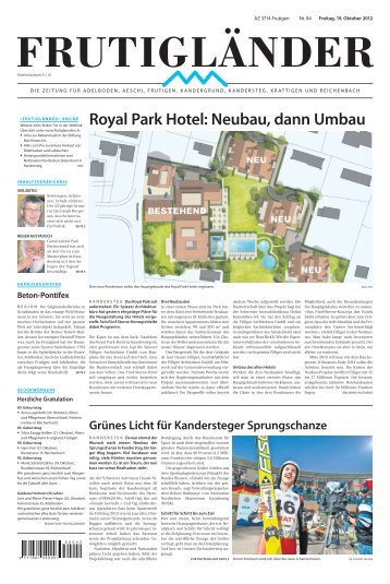 royal Park Hotel: Neubau, dann umbau - Nationales Nordisches ...