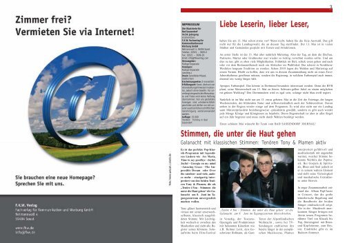 05 2012 - Herzlich willkommen auf der Internetseite des FKW Verlag