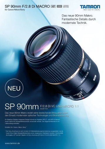 SP 90mm F/2.8 Di MACRO - Tamron Europe