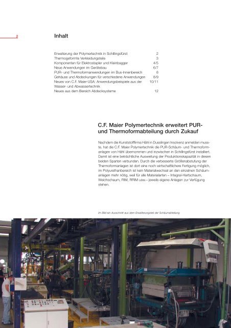 EUROPLAST-REPORT - CF Maier