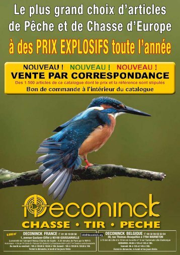 Catalogue Deconinck en PDF environ 12 mo pour - Team94