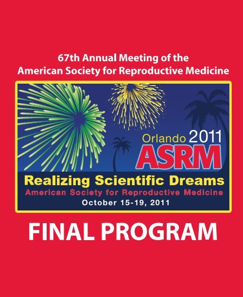 scientific program • symposia - American Society for Reproductive ...