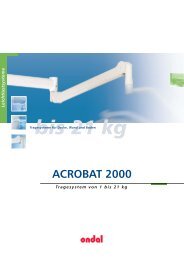 bis 21 kg ACROBAT 2000 - Ondal Medical Systems GmbH