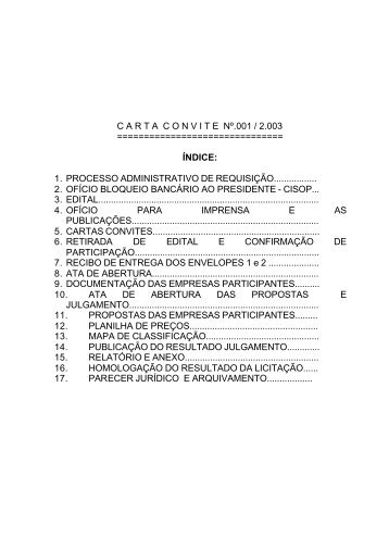 Carta Convite CISOP UNIOESTE FARMA1 - Olivatti