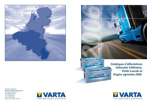 Liste d'affectations - VARTA Automotive