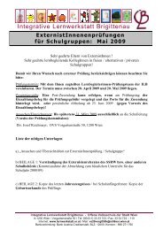 Prüfungsinhalte - Lernwerkstatt Brigittenau