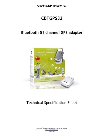 CBTGPS32 - Conceptronic