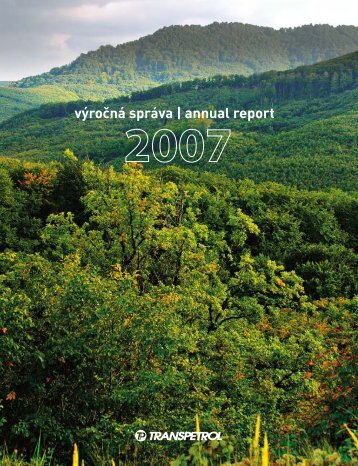 Výročná správa 2007 - Transpetrol