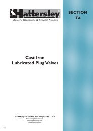 Cast Iron Lubricated Plug Valves - Hattersley