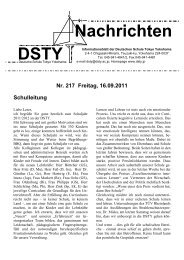 Nr. 49, Mittwoch, 21.09.94 - Deutsche Schule Tokyo Yokohama