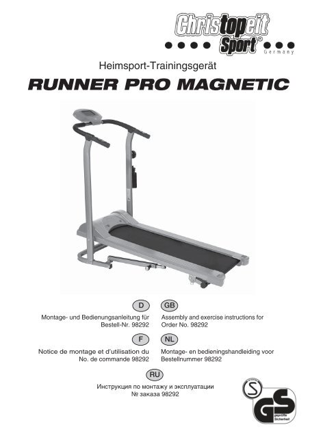 Runner pro Magnetic 98292 5spr 0209.indd Christopeit Sport