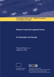 Railway Transit Oil Logistical Centre for Azerbaijan and ... - TRACECA