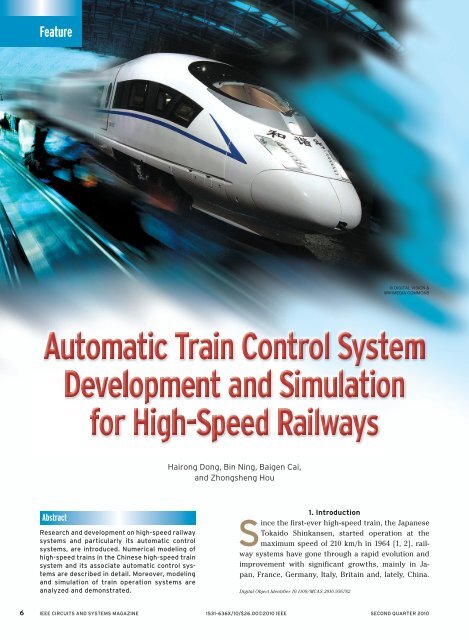 Automatic Train Control System Development and Simulation for ...