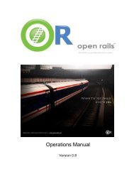 Operations Manual - Open Rails