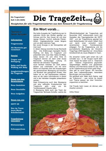 Die TrageZeitung - Die Trageschule® Österreich und Schweiz