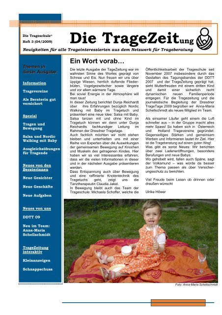 Die TrageZeitung - Die Trageschule® Österreich und Schweiz