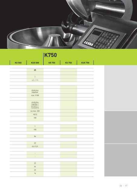 K330 K500 - Maschinenfabrik Laska