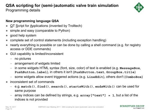 (Semi-)Automatic Valve Train Simulation - SimPack