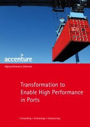 Transformation to Enable High Performance in Ports