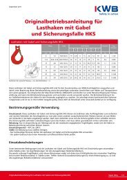 Lasthaken mit Gabel und Sicherungsfalle HKS downloaden ... - KWB