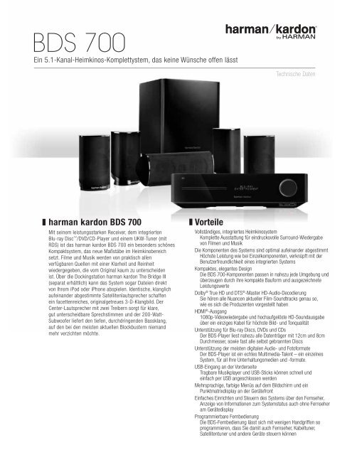 BDS 700 - Harman Kardon