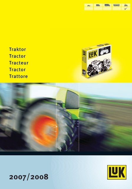 Traktor; Tractor; Tracteur; Tractor; Trattore - Schaeffler Group