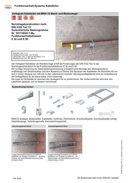 Grundlagen Funktionserhalt-Systeme