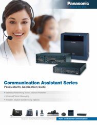 Communication Assistant Series - Panasonic