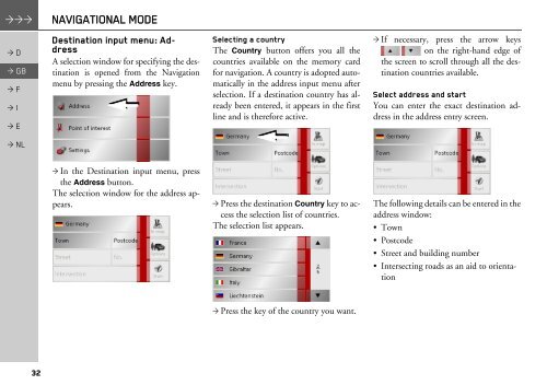 Operating instructions - mobilenavigation.mybecker.com - Harman ...