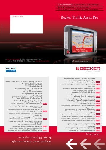 Becker Traffic Pro High Speed Инструкция На Русском