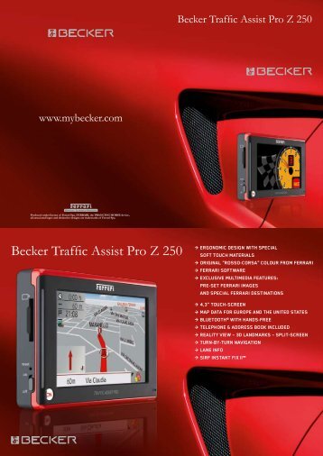 Becker Traffic Assist Pro Z 250
