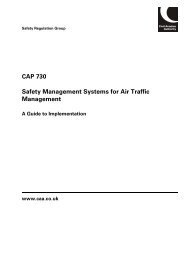 CAP 730 - Safety Management Systems for Air Traffic ... - SKYbrary