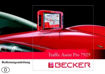 Bedienungsanleitung - mobilenavigation.mybecker.com - Harman ...