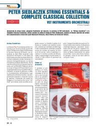 Peter Siedlaczec: String Essentials Complete ... - CubaseNet.it