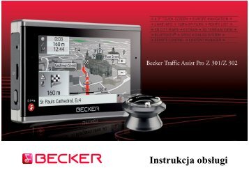 Instrukcja obsługi - mobilenavigation.mybecker.com - Harman ...